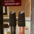 Electric Grinder Set - Gravity Sensor Salt and Pepper Mills with USB-C Charging (2-Pack)