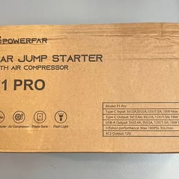 POWERFAR M1 PRO Jump Starter - Portable Car Battery Booster with Air Compressor