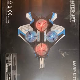 Fighter Jet RC Drone - Cool LED Lighting Effects & Dazzling Night Sky Performance