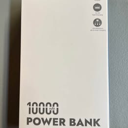 JOYFAR 10000mAh Power Bank - Portable Charger with Built-in Cables & LED Display