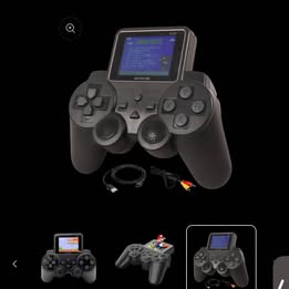 Controller Gamepad Digital Game Player - Retro Handheld Gaming Console with Built-in Games