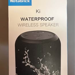 Notabrick Ki Waterproof Wireless Speaker - Portable Bluetooth Speaker with 5 Hours Playtime