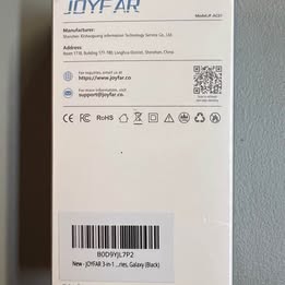 JOYFAR 10000mAh Power Bank - Portable Charger with Built-in Cables & LED Display