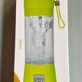 Portable Rechargeable Juice Blender - 380ml USB Rechargeable Smoothie Maker
