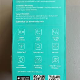 Smart WiFi Security Camera - 1080P HD Indoor Camera with Night Vision & Motion Detection