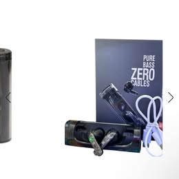 Pure Bass Zero Cables - True Wireless Earbuds with Charging Case
