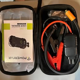 POWERFAR M1 PRO Jump Starter - Portable Car Battery Booster with Air Compressor