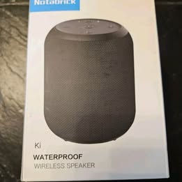 Notabrick Ki Waterproof Wireless Speaker - Portable Bluetooth Speaker with 5 Hours Playtime