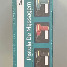 Pistola De Massagem - Professional Percussion Massage Gun with Multiple Heads