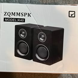 ZQMMSPK Computer Speakers - Model K40 USB Powered Desktop Speakers with Dual Drivers