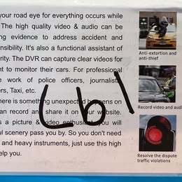 Dash Cam - 2.4" FHD 1080P Dual Camera Car DVR with Night Vision