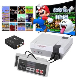 Mini Game Anniversary Edition - Retro Gaming Console with 620 Built-in Classic Games