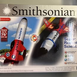 Smithsonian Rocket Science Kit - Educational STEM Learning Build & Launch Set