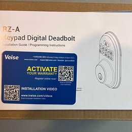 Veise RZ-A Keypad Digital Deadbolt - Smart Lock with Keyless Entry