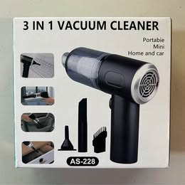 AS-228 3-in-1 Vacuum Cleaner - Portable Mini Handheld Vacuum for Home and Car