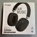P958 Wireless Stereo Headphone - YOUR MUSIC Bluetooth Over-Ear Headphones