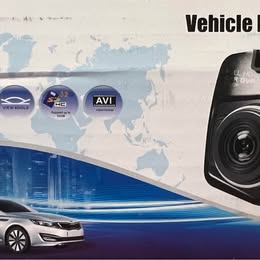 Dash Cam - 2.4" FHD 1080P Dual Camera Car DVR with Night Vision