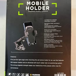 iSOUL 3-in-1 Car Phone Mount - Air Vent & Dashboard Phone Holder