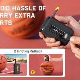 Fanttik X8 Nano Portable Air Pump - 199 PSI MAX Rechargeable Tire Inflator with Carrying Case