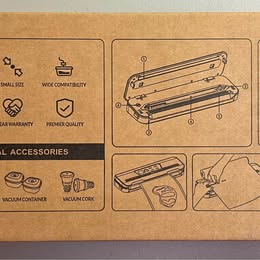 Comfrey VS6611PX Food Vacuum Sealer - Automatic Vacuum Sealing System