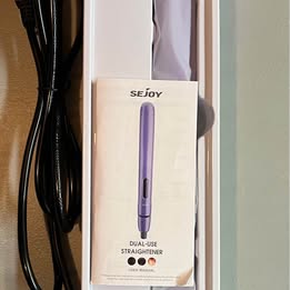 SEJOY Hair Straightener & Enroller - 2-in-1 Ceramic Styling Tool