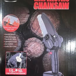 Mini Electric Chainsaw - Cordless Portable Chainsaw with Battery and Charger