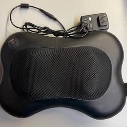 Zyllion Shiatsu Back & Neck Massager Pillow with Heat - ZMA-13 (Black) - Used