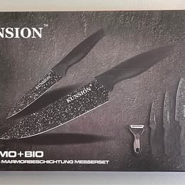 KUNSION 6-Piece Knife Set - Professional Kitchen Knives with Ceramic Peeler