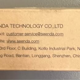 Seenda RWB-WMH1 Wireless Mouse - Rechargeable Silent Click Mouse (Blue/Pink)