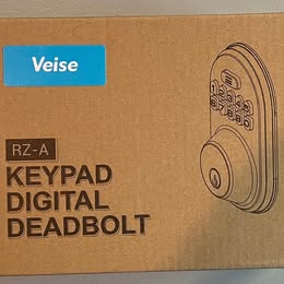 Veise RZ-A Keypad Digital Deadbolt - Smart Lock with Keyless Entry