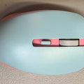 Seenda RWB-WMH1 Wireless Mouse - Rechargeable Silent Click Mouse (Blue/Pink)