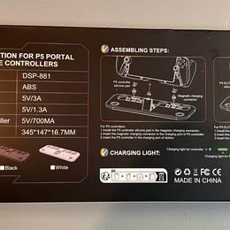 RGB Charging Station for PS5 Portal & PS5/PS5 Elite Controllers - Magnetic Dock