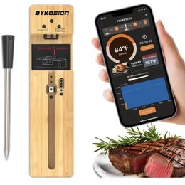 BYNGBON Wireless Meat Thermometer - Smart Bluetooth Meat Thermometer with Probe Plus