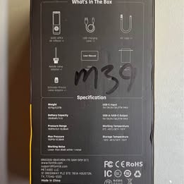 Fanttik S200 APEX Multifunction Air Inflator - Portable Tire Inflator with Digital Display