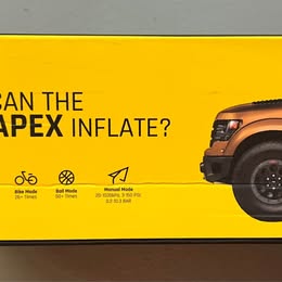 Fanttik APEX Rechargeable Air Inflator - Portable Tire Inflator with Digital Display