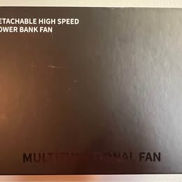 Detachable High-Speed Power Bank Fan - Model JA310 Multi-Function Portable Charger
