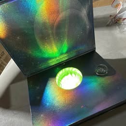 Starry Sky Projection Greeting Card Box - Unique Gift Presentation with Galaxy Light Display