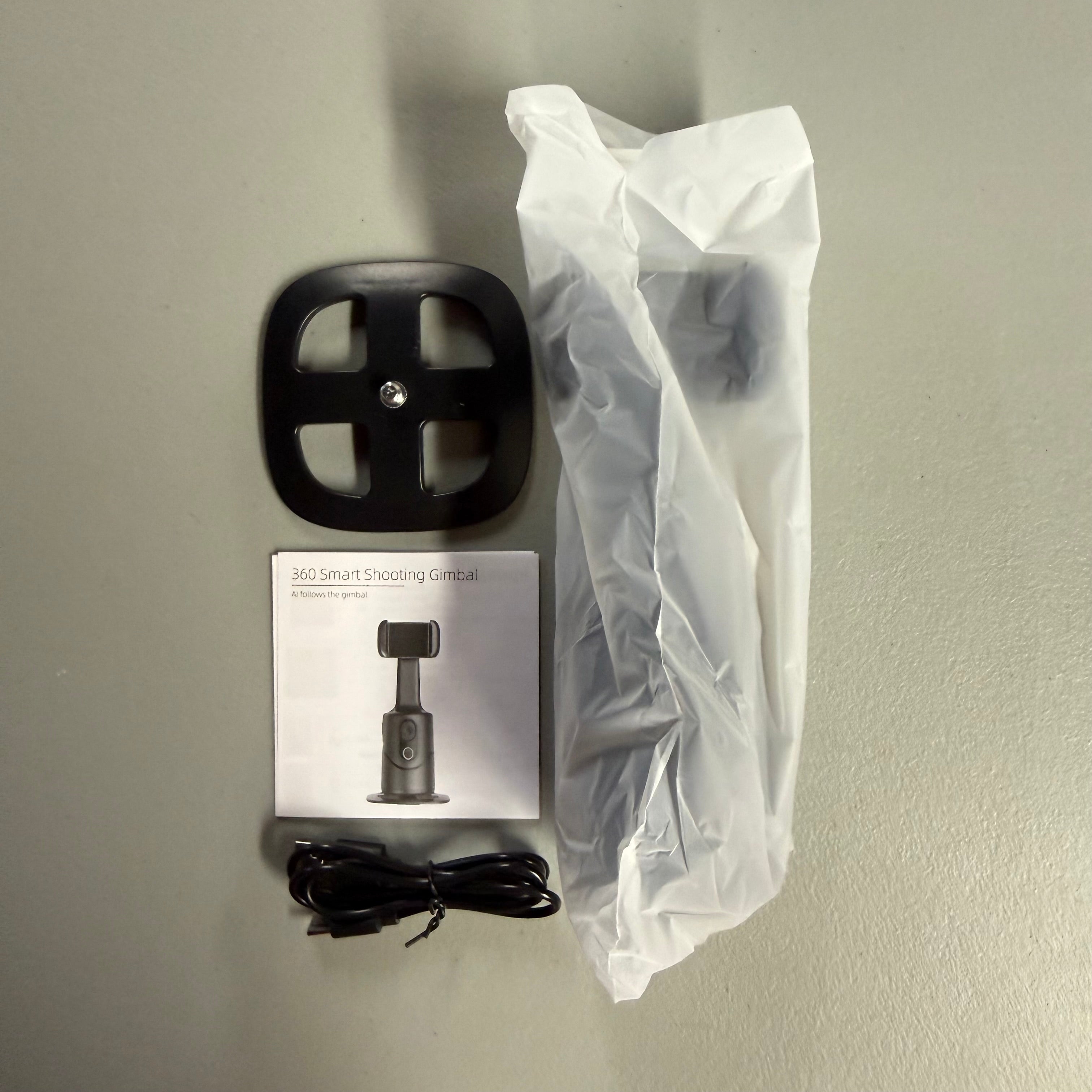 360° Smart Shooting Gimbal Q12 - AI Face Tracking (Open Box Like New)