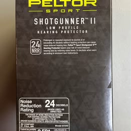 PELTOR Sport-Shotgunner II Hearing Protector - NRR 24dB Low Profile Earmuffs