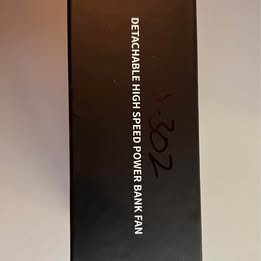 Detachable High-Speed Power Bank Fan - Model JA310 Multi-Function Portable Charger