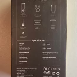 Fanttik APEX Rechargeable Air Inflator - Portable Tire Inflator with Digital Display