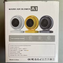 Portable Space Heater - Compact Personal Heater with Adjustable Thermostat