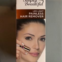 VIVITAR Simply Beautiful LED Light Hair Remover - Painless Facial Hair Trimmer