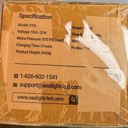 SnapGo Pressure Washer - Model GYG 970 PSI Cordless - Open Box Like New