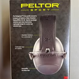 PELTOR Sport-Shotgunner II Hearing Protector - NRR 24dB Low Profile Earmuffs