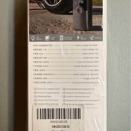 NX0000L RS1 Cordless Tire Inflator & Power Bank - Mini Portable Air Compressor