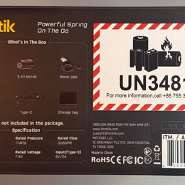 Fanttik K100 Flip Portable Pressure Washer - 174 PSI Cordless Multifunctional Cleaner