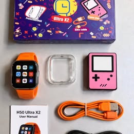 H50 Ultra X2 Smart Watch Gift Set with Game Box - Complete Bundle