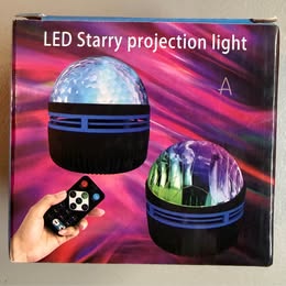 LED Starry Projection Light - RGB USB Powered - Open Box Like New