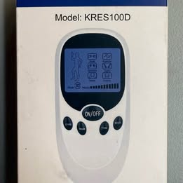 KRES100D TENS Therapy System - Muscle Stimulation Pain Relief - Open Box Like New